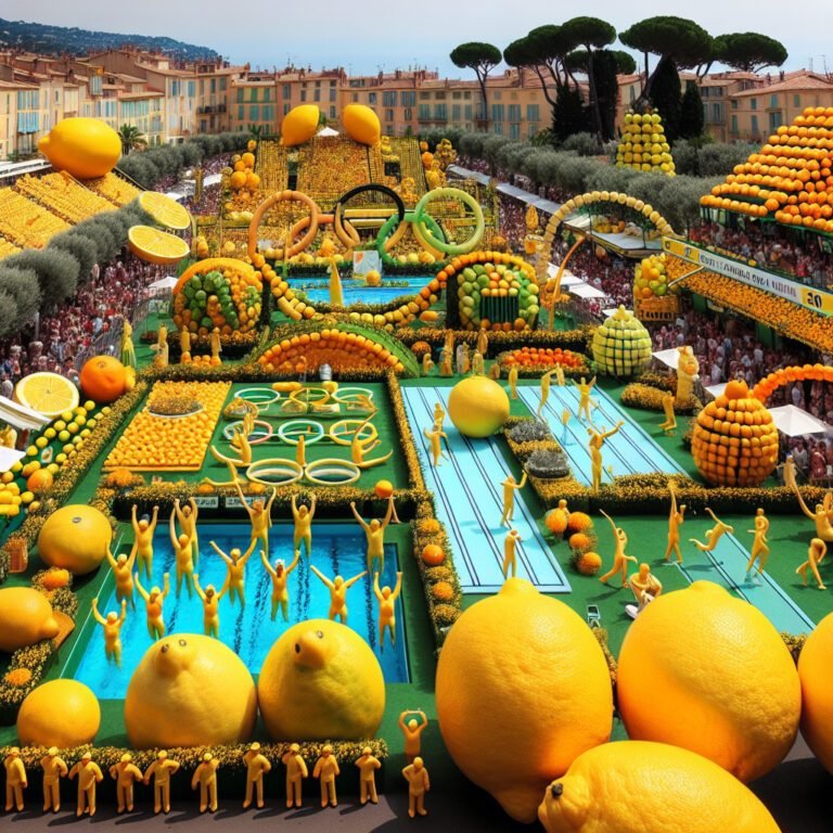La 90ᵉ fête du citron de Menton prend des airs olympiques