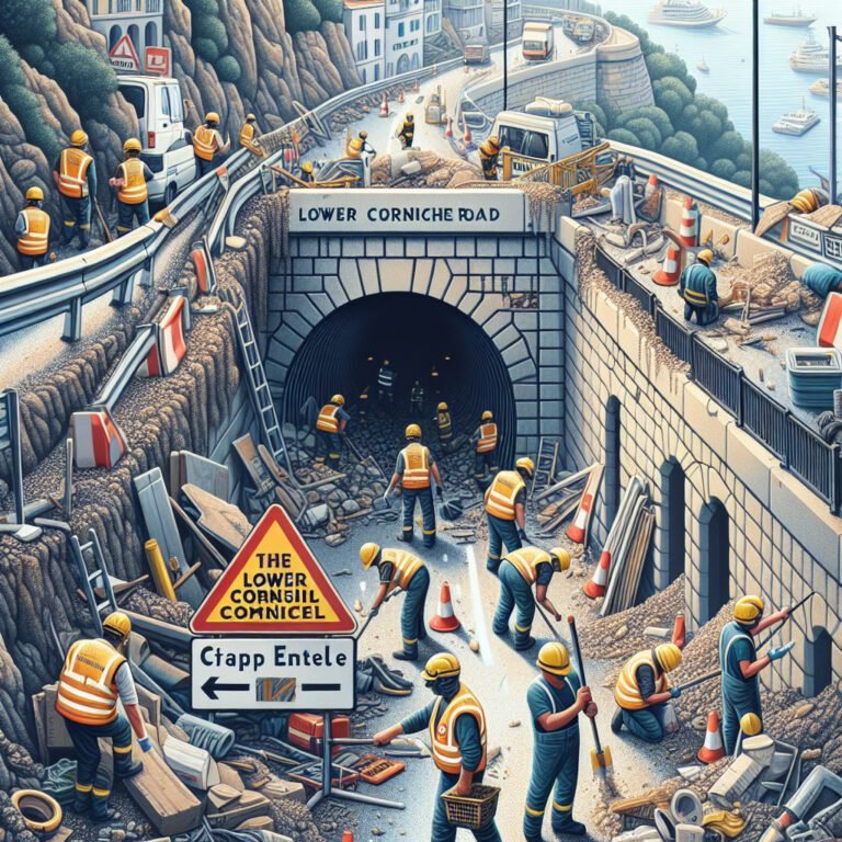 La basse corniche de nouveau accessible après un éboulement au tunnel Cap Estel