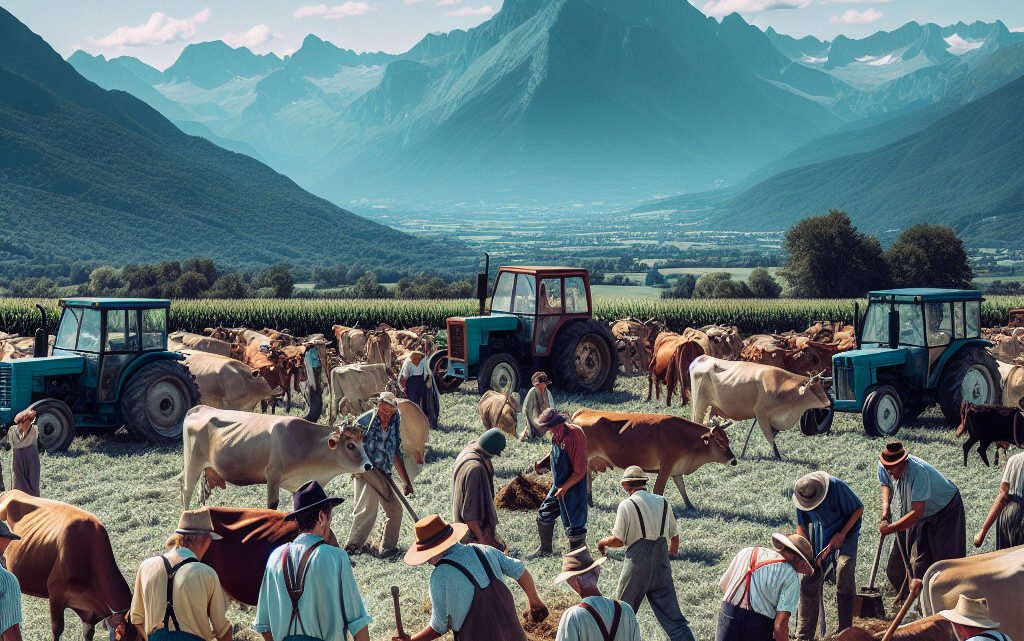 Les agriculteurs se mobilisent dans les Alpes-Maritimes Les agriculteurs se mobilisent dans les Alpes-Maritimes