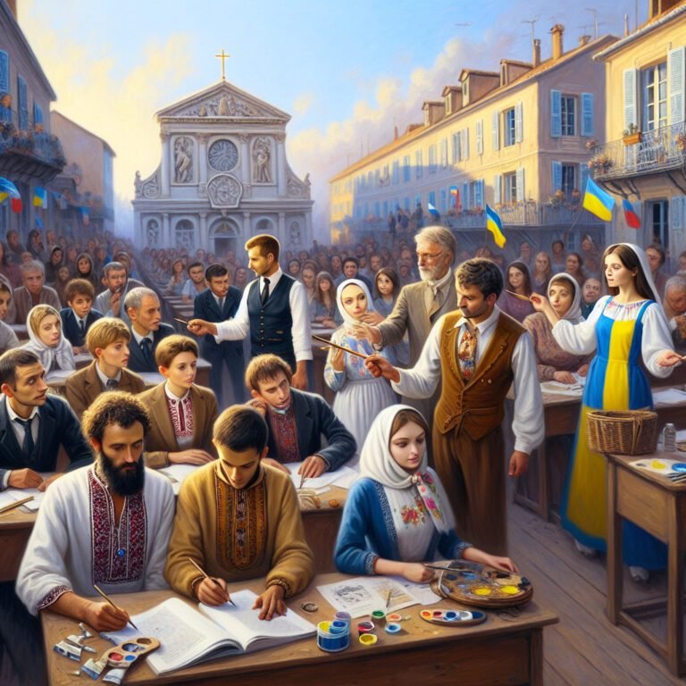 L&rsquo;intégration des réfugiés ukrainiens à Nice à travers l&rsquo;apprentissage du français et l&rsquo;art