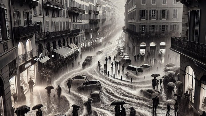 Record de pluie à Nice: 110 mm en 24 heures, un phénomène exceptionnel pour le mois de février