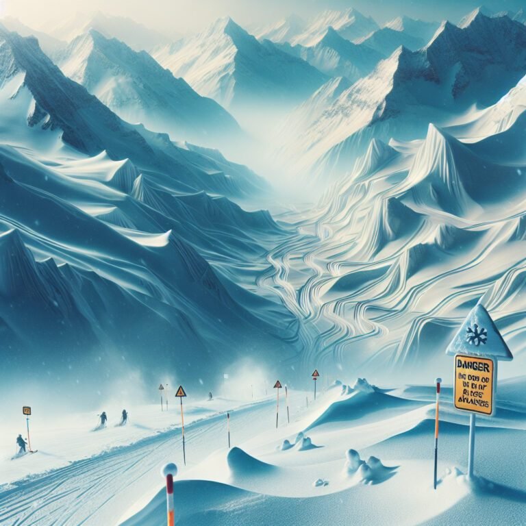 Risques d’avalanche dans les Alpes suite à de fortes chutes de neige