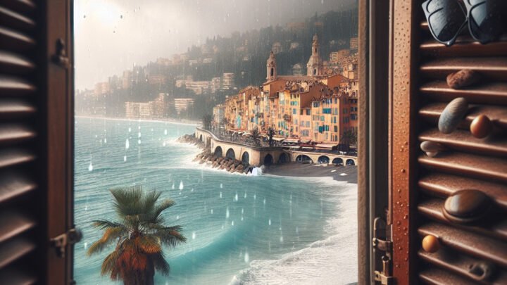 Un week-end sous la pluie à Menton: les lunettes de soleil resteront au placard