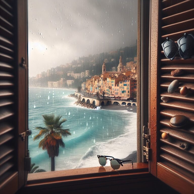 Un week-end sous la pluie à Menton: les lunettes de soleil resteront au placard