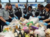 Une importante quantité de produits alimentaires confisquée par les agents des douanes à l'aéroport