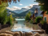 Alerte inondation à Tourrettes suite au débordement du bassin de rétention d'eau