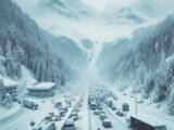 Alerte météo: blocage de certaines voies d'accès aux Alpes-Maritimes suite aux importantes chutes de neige
