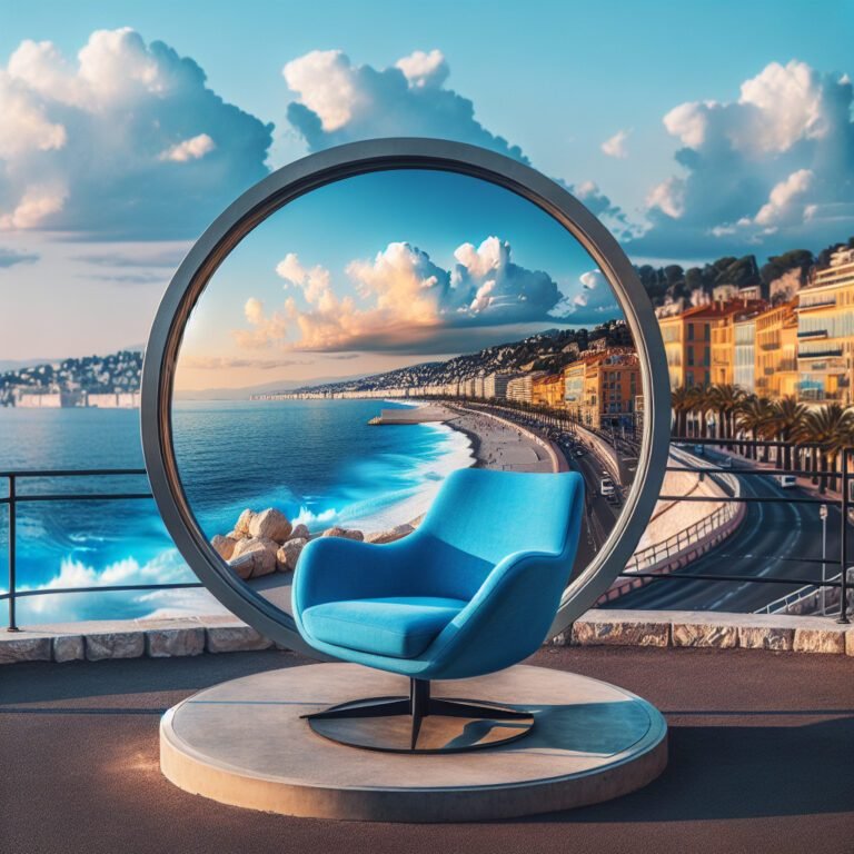 Découvrez la nouvelle chaise bleue qui veut se faire remarquer à Nice