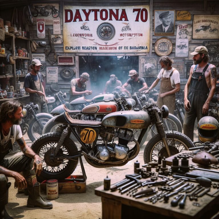 Découvrez la passion des motos de légende de la Team Daytona 70 à Barjols