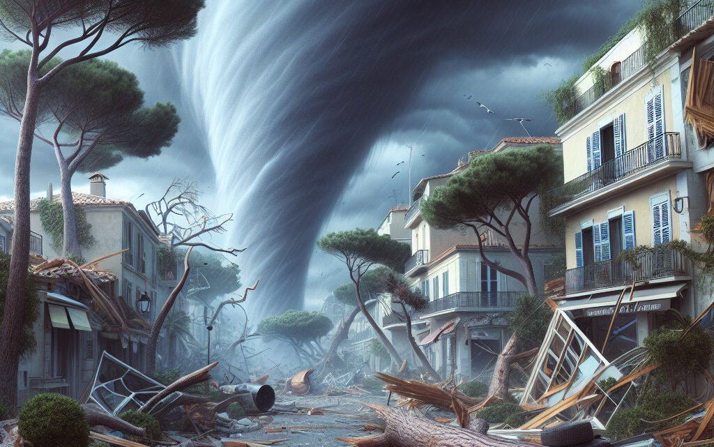 Destruction totale: la tornade qui a ravagé Antibes Destruction totale: la tornade qui a ravagé Antibes