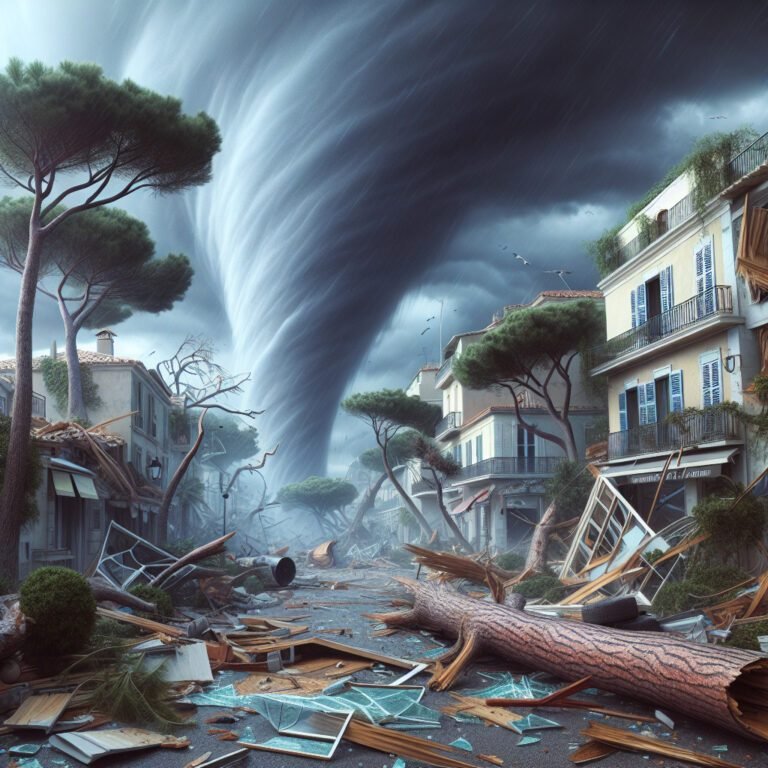 Destruction totale: la tornade qui a ravagé Antibes