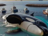 La mort de l'orque Inouk au parc Marineland d'Antibes