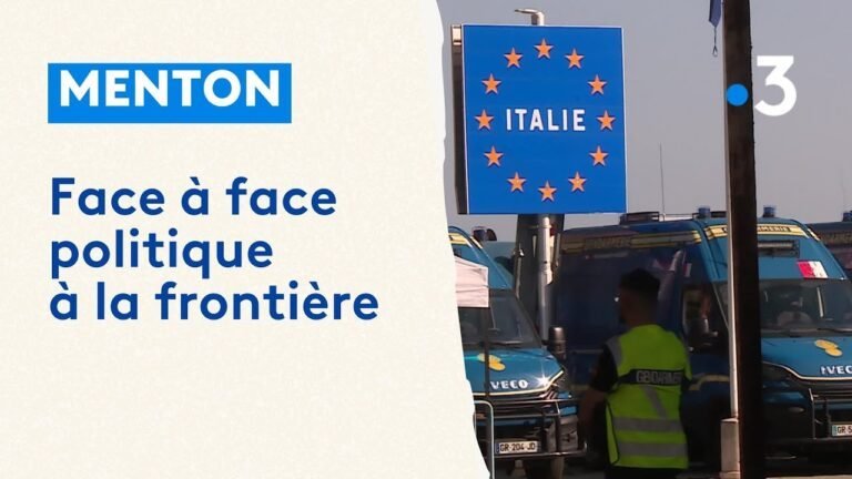 La visite du RN à Menton perturbée par le militant Cédric Herrou