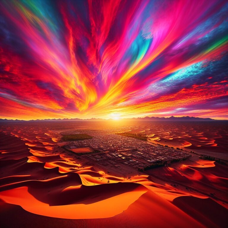 Les couleurs flamboyantes du Sahara illuminent le ciel du sud-est de la France