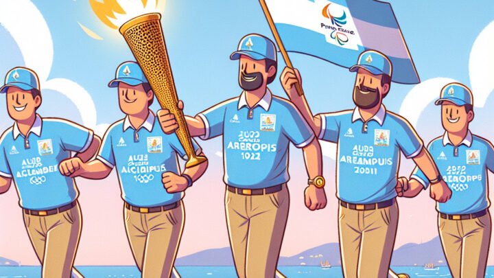 Les fières représentantes azuréennes de la Flamme Paralympique