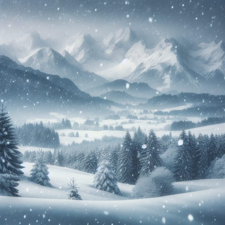 Neige abondante dans les Alpes du Sud
