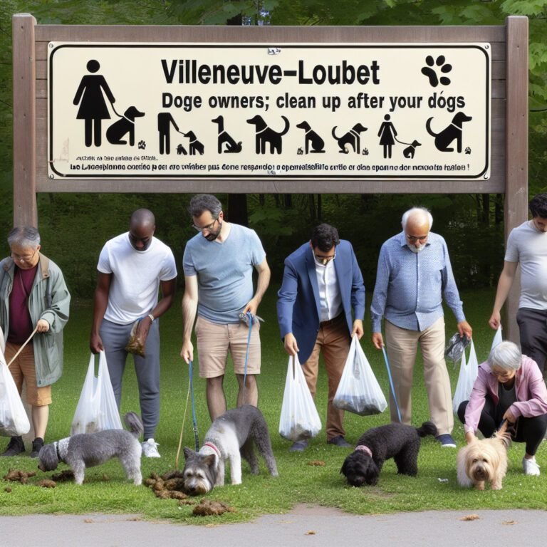 Opération civisme à Villeneuve-Loubet : responsabilisation des propriétaires de chiens pour la propreté des espaces publics