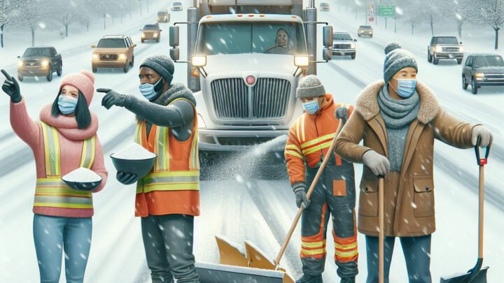 Opération neige : nos équipes au travail pour assurer la sécurité des routes