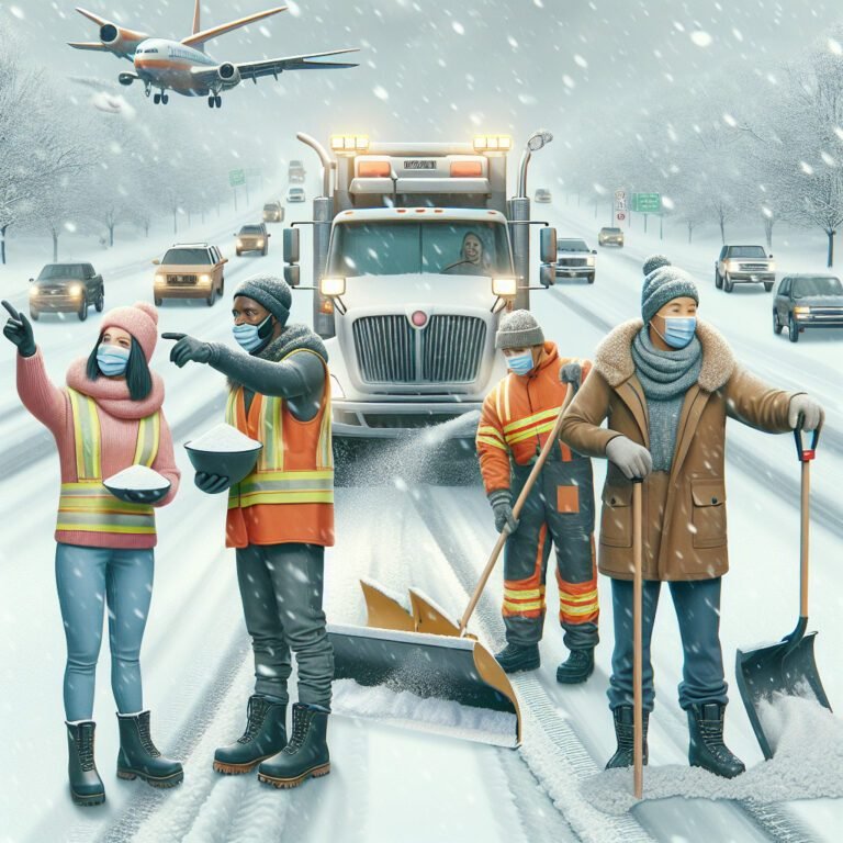 Opération neige : nos équipes au travail pour assurer la sécurité des routes