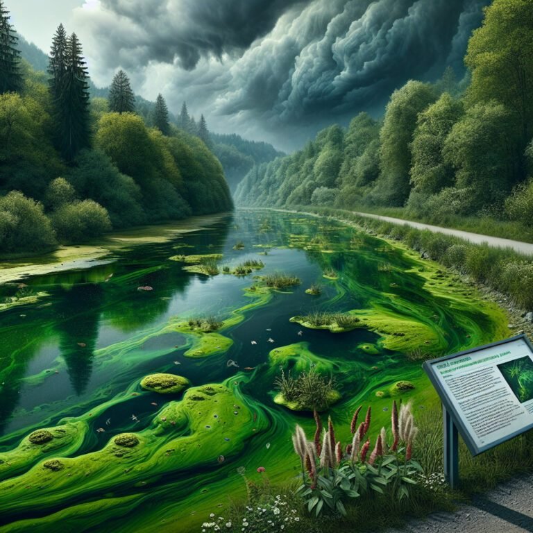 Présence d’une cyanobactérie dans la rivière de l’Arc : une menace pour l’environnement