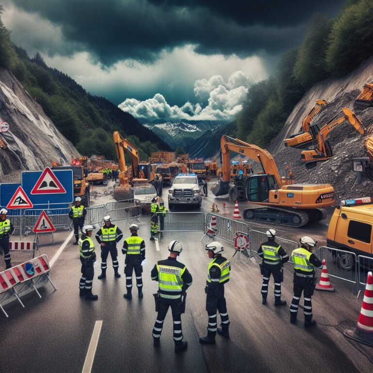 Sécurité renforcée dans les Alpes-Maritimes suite aux intempéries et risque d&rsquo;éboulements