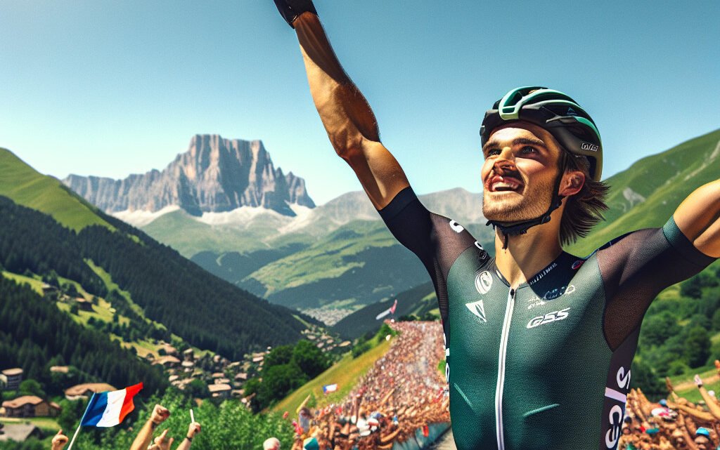 Victoire d’Ethan Vernon lors de la première étape du Tour des Alpes-Maritimes 2024 Victoire d’Ethan Vernon lors de la première étape du Tour des Alpes-Maritimes 2024