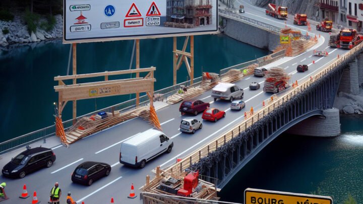 “A Tende, le Bourg Neuf se dote d’un pont provisoire dès cette nuit !”.