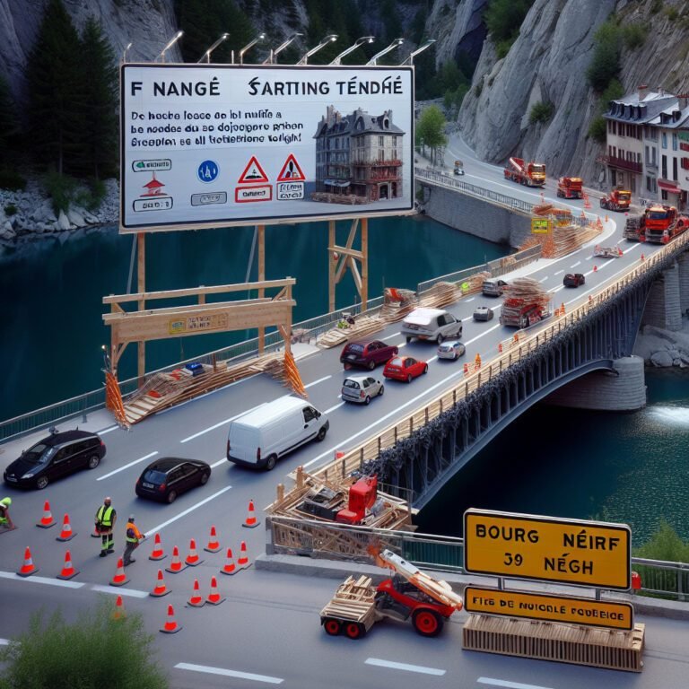 « A Tende, le Bourg Neuf se dote d&rsquo;un pont provisoire dès cette nuit ! ».