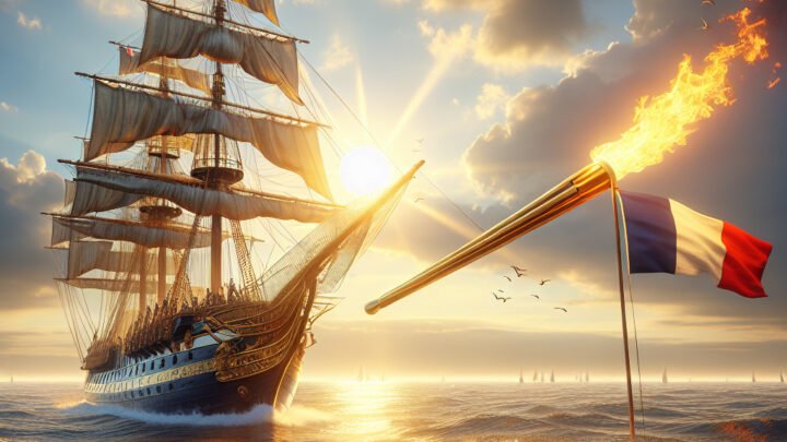 Cap sur Paris 2024 : Le Belem transporte la flamme olympique vers la France