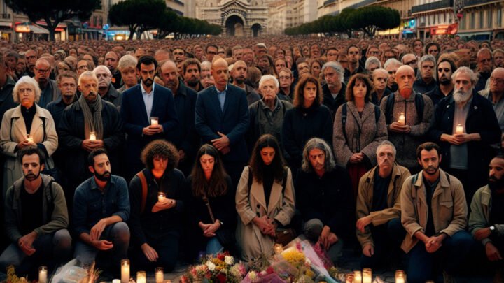 Commémoration un an après le drame de la rue de Tivoli à Marseille