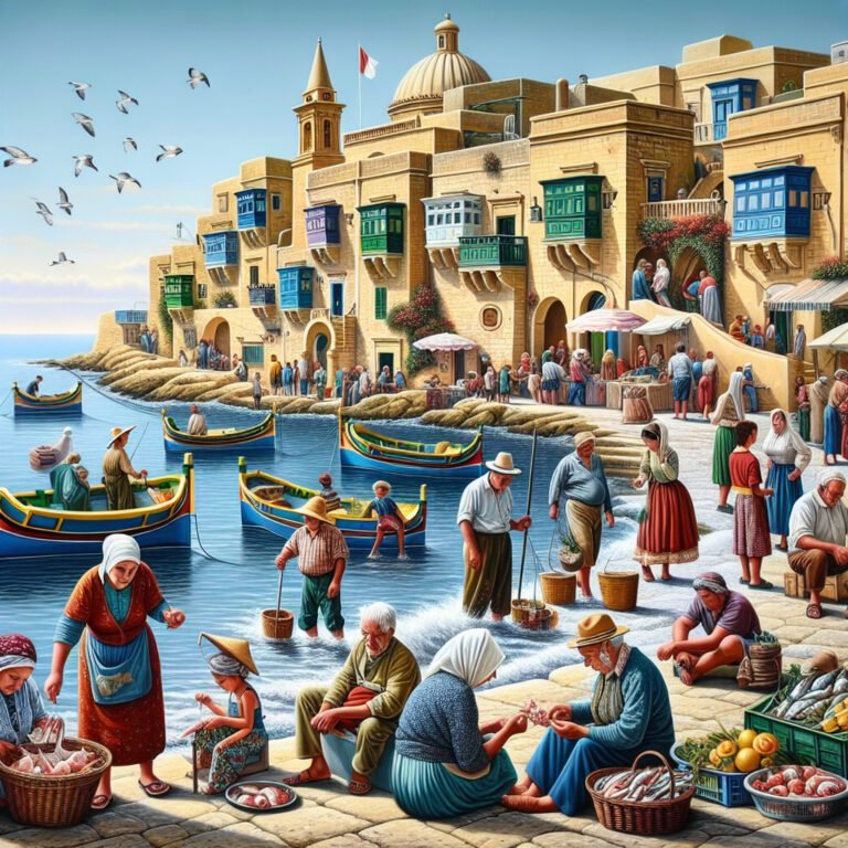 De tradition, les habitants de Marsaxlokk se tournent vers la mer de Méditerranée