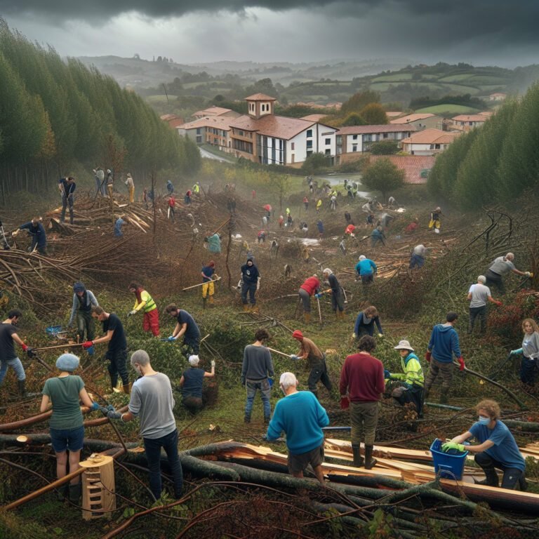 Des bénévoles se mobilisent pour restaurer l&rsquo;arboretum de Roure après la tempête