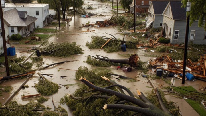 Dommages causés par les intempéries à Tende ce week-end