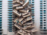 Effondrement spectaculaire: sept balcons s'effondrent et mettent en place un périmètre de sécurité