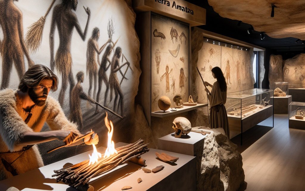 Exploration du feu à la préhistoire: Une expérience authentique au musée Terra Amata de Nice Exploration du feu à la préhistoire: Une expérience authentique au musée Terra Amata de Nice