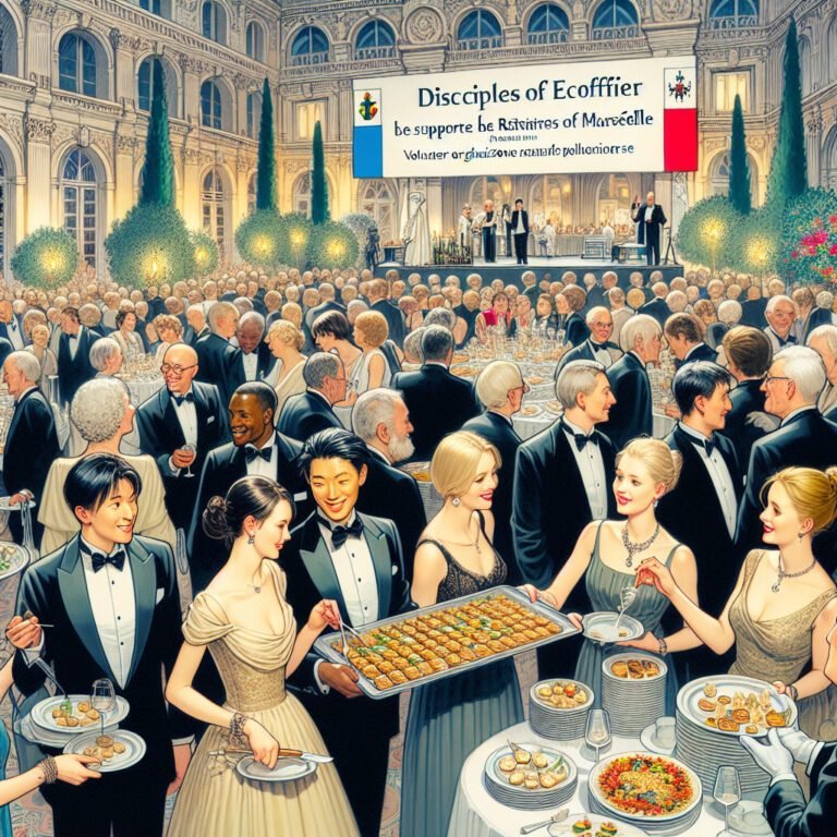 Gala des Disciples d&rsquo;Escoffier à Marseille pour soutenir les Restos du cœur