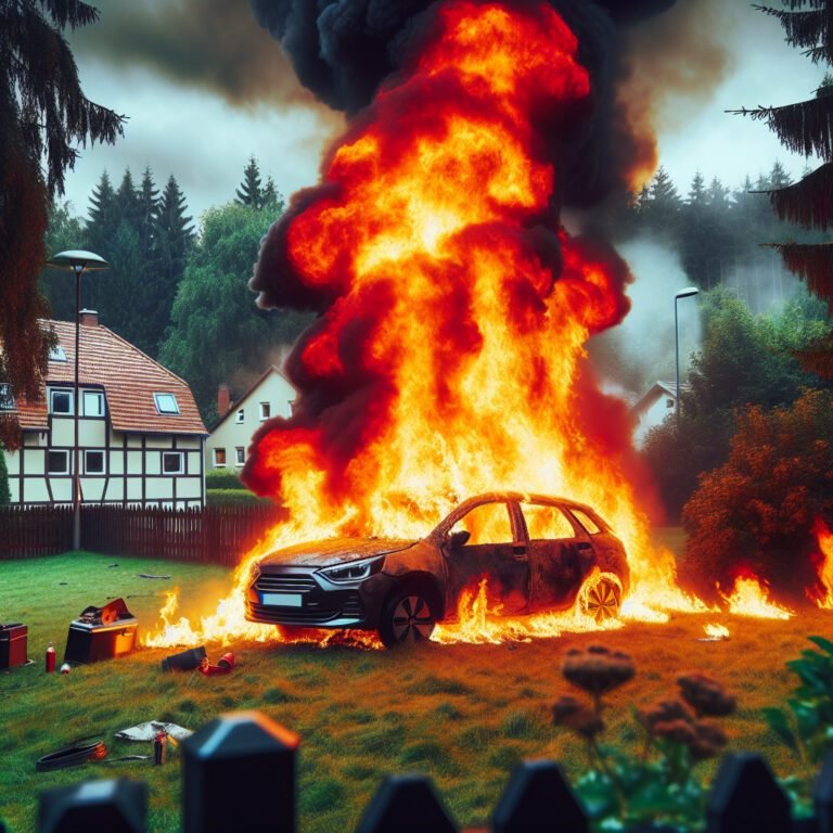 Incendie spectaculaire à Cimiez Parc : une voiture en flammes ravage la résidence