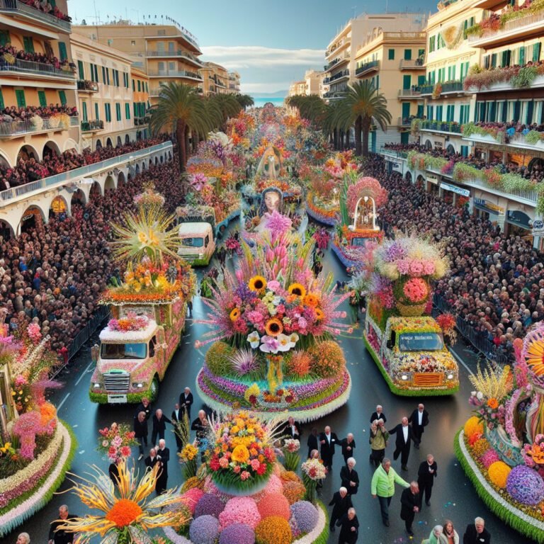 Le retour tant attendu du corso fleuri de San Remo après 4 ans de absence