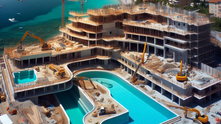 Où en est le projet de construction de la piscine à Nice près de 3 ans après son lancement ?