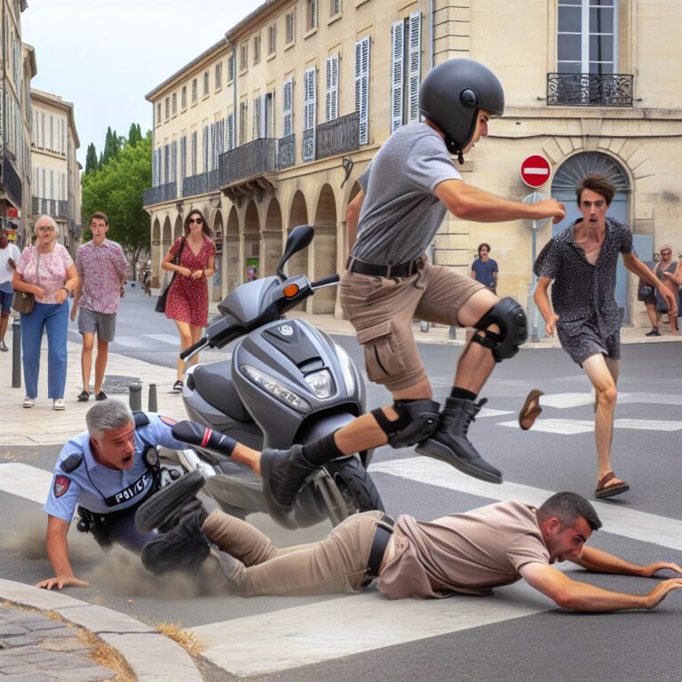 Attaque à scooter à Avignon : un policier blessé lors d&rsquo;un refus d&rsquo;obtempérer