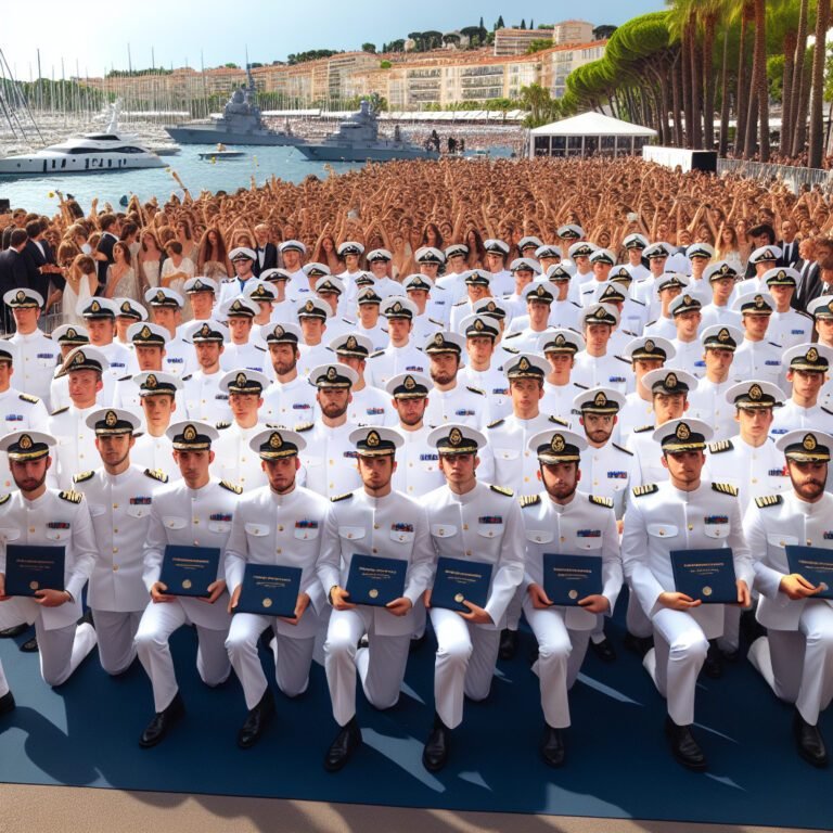 Cérémonie de remise des diplômes de la PMM à Cannes