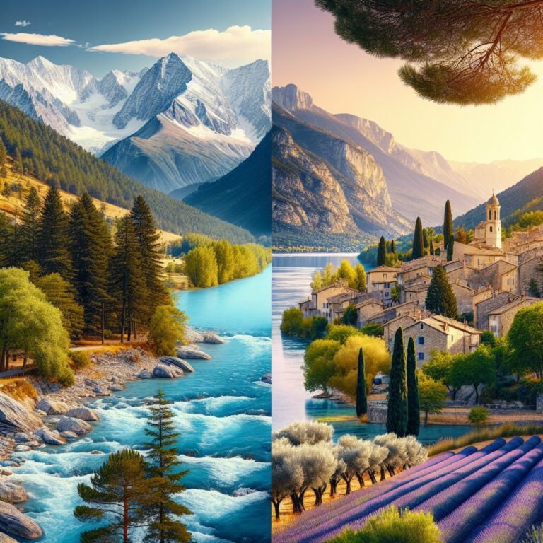 Découvrez les paysages façonnés par la Durance, du cœur des Alpes à la douce Provence