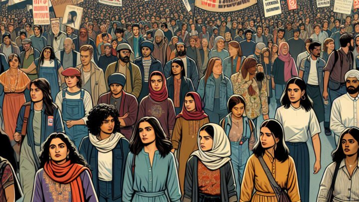 Des centaines de manifestants défilent pour la journée internationale des travailleurs