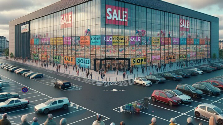 Fermeture du magasin Géant Casino de la Valentine à Marseille