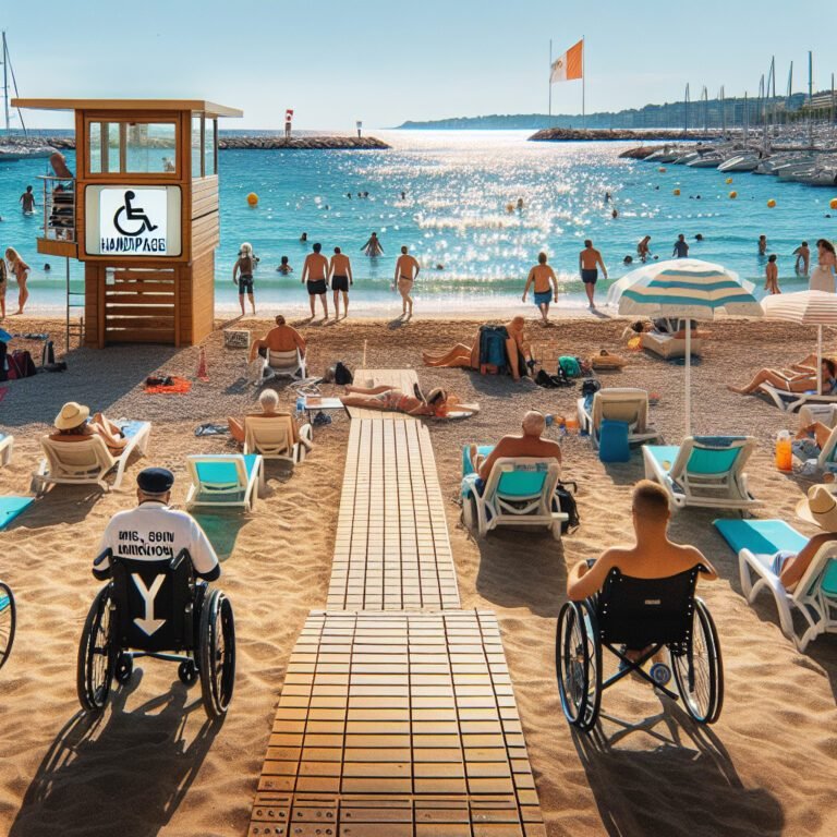 Handiplage à Cannes : une saison d&rsquo;accessibilité renouvelée