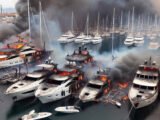 Incendie ravageur au port de Saint-Laurent-du-Var: cinq yachts réduits en cendres