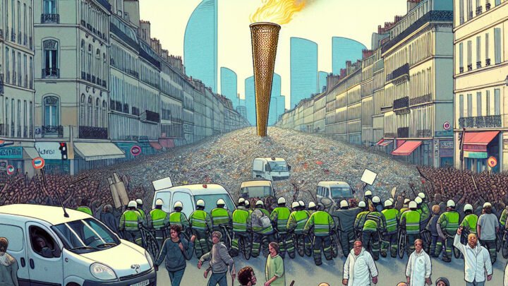 La grève des éboueurs à Marseille se poursuit malgré l’approche de la flamme olympique