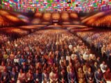 Le public était en effervescence lors de l'inauguration