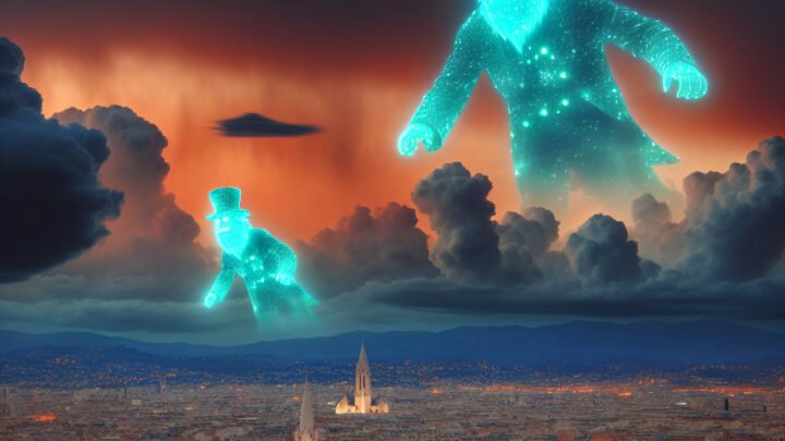 L’étrange apparition des farfadets lumineux au-dessus de Nice