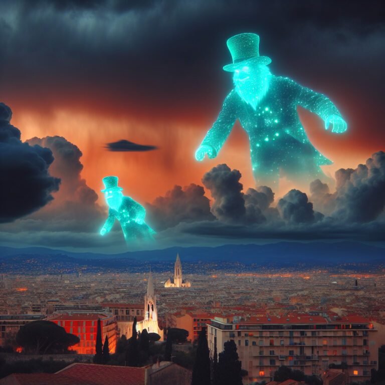 L&rsquo;étrange apparition des farfadets lumineux au-dessus de Nice